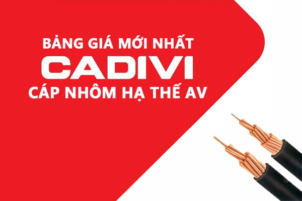 Bảng giá dây điện nhôm ngoài trời (AV) Cadivi