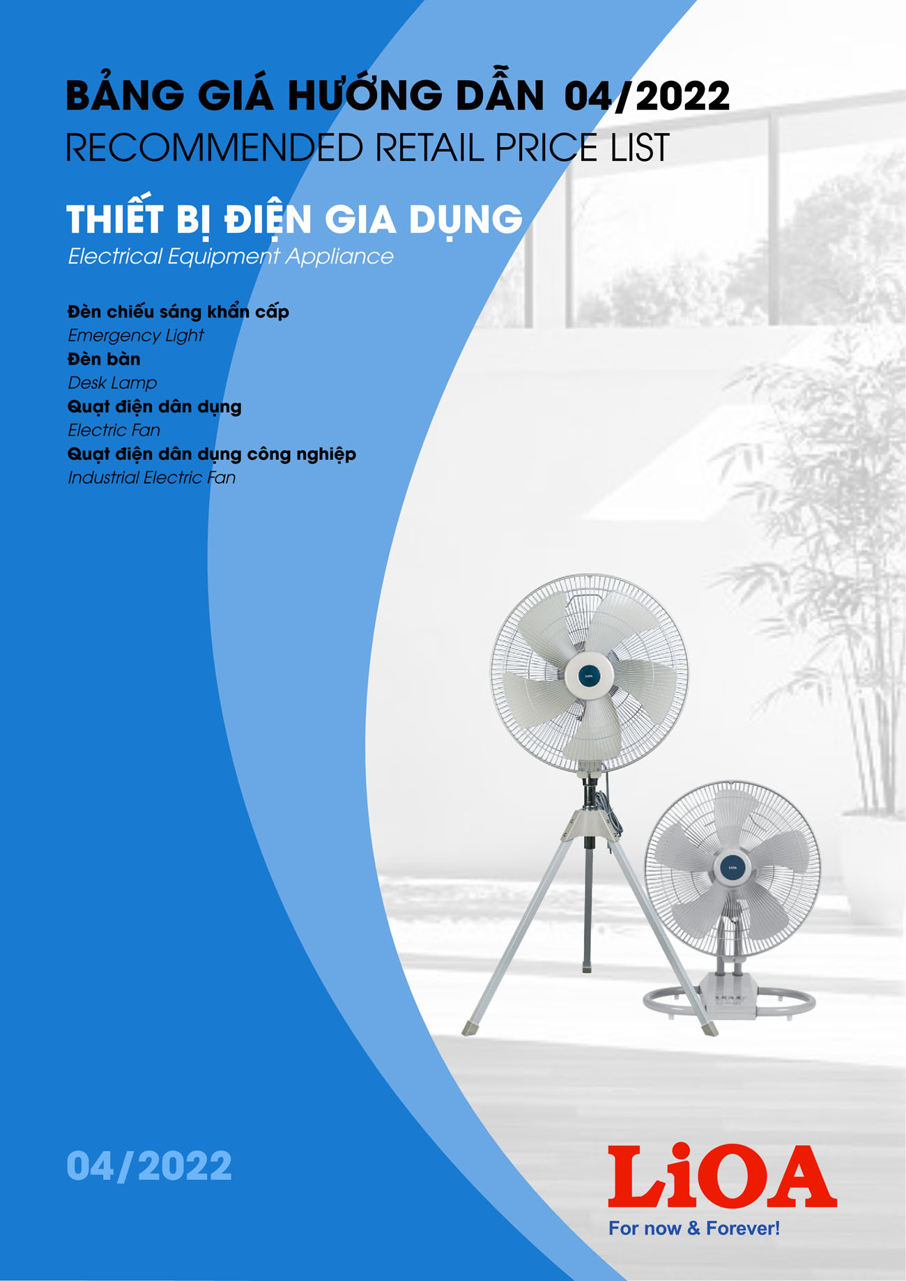 Bảng Giá LiOA Thiết bị điện Gia Dụng 04/2022